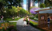 华熙艺术村盈都效果图住宅小区景观意境图