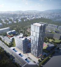 恒瑞新川中心2期效果图建筑效果图3
