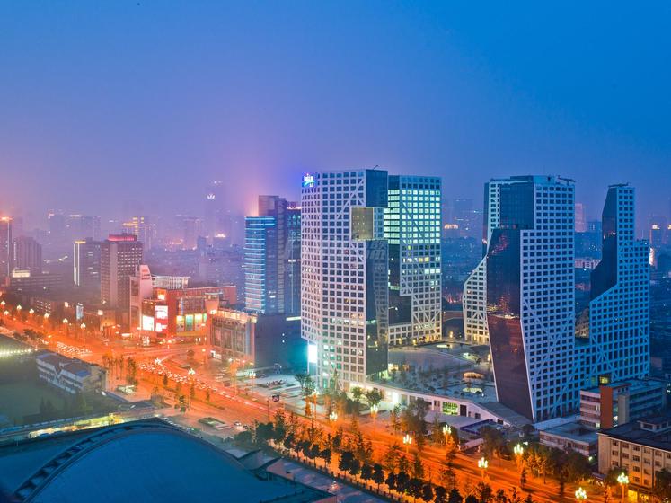 成都来福士广场总平图