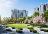 江语名邸1期效果图沿街透视