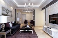 淮洲明珠1期样板间图装修示意图