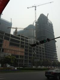 成都银泰中心实景图工程进度