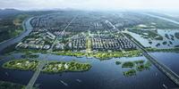 翡翠湾壹号苑1期配套图五津长岛大区鸟瞰图