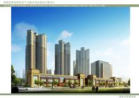北斗七星城效果图住宅及临街商业效果图