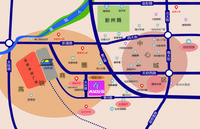 西城原筑1期区位图西城原筑