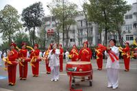 东山国际新城青年广场活动图社区腰鼓队