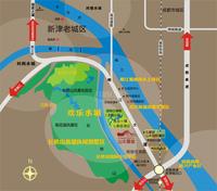 水都新城区位图山水丽都区位图