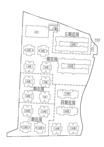 理想山谷观山坊1期总平图