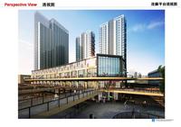 金堂兰天城市广场效果图透视图