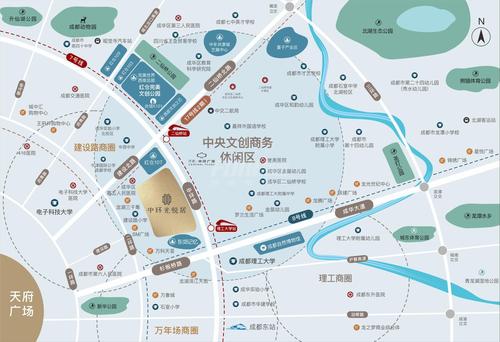 中环光悦居1期区位图