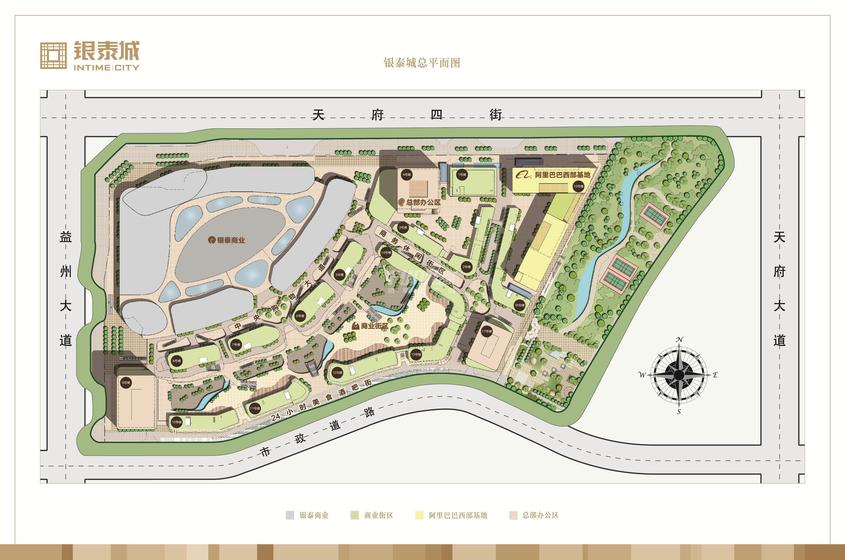 银泰城5期总平图