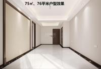 晶河湾1期样板间图75、76、98平方米效果图