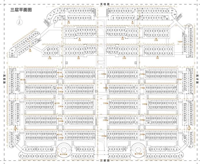 万都城商贸中心2期总平图