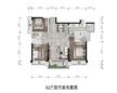 金隅·上城郡1期3室2厅2卫126.00平户型