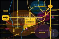蓝光空港国际城区位图区位图