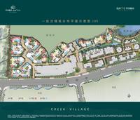 青城溪村1期区位图1楼平面图