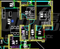 鼎犀名城3室2厅1卫73.00平户型