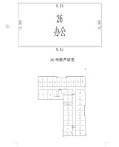 京蓉时代杉众广场1期41.26平户型
