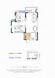翡翠明庭1期2室2厅1卫83.99平户型