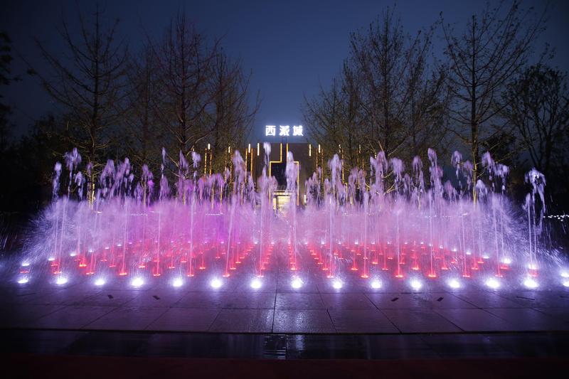 销售中心喷泉