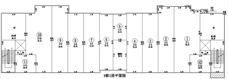 3栋1层商业