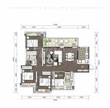 中瑞天悦·天玺1期 4室2厅2卫 129.00平米