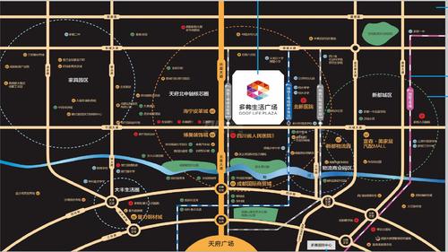 多弗生活广场1期区位图