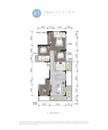 梓潼四季汀苑4室2厅2卫154.00平户型