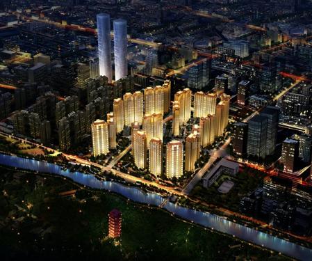 仁恒滨河湾效果图