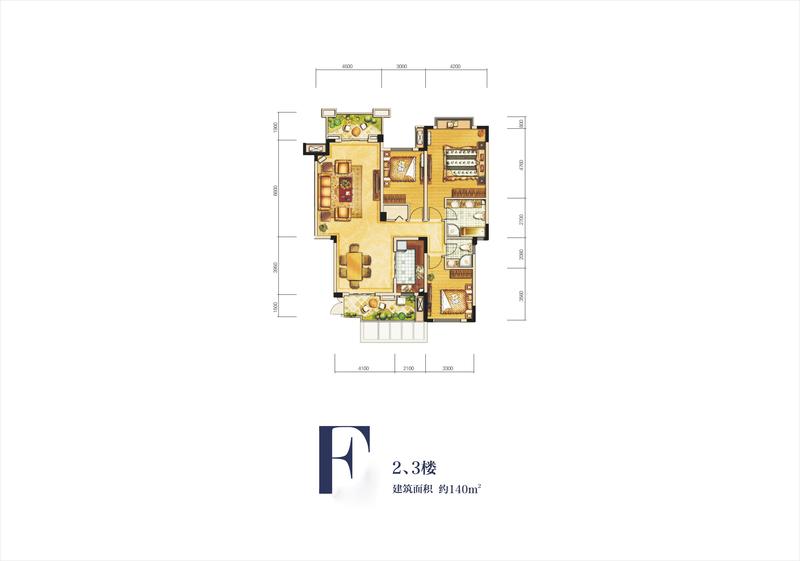 东岸三期洋房F2-3
