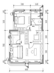 紫樾锦西府A区4室2厅2卫137.63平户型
