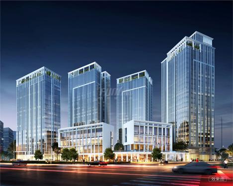 湖畔里智慧商业中心1期效果图