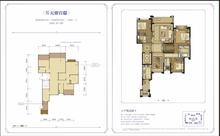 中国铁建西派国际3期4室2厅3卫172.00平户型