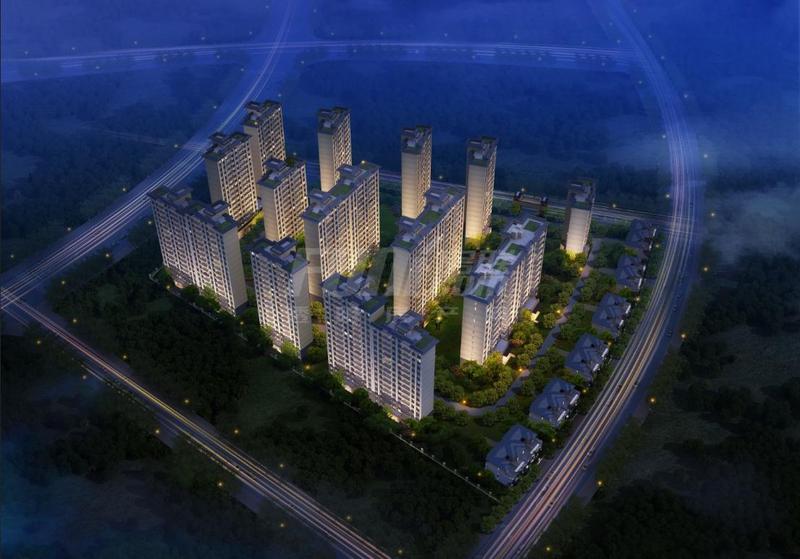 鸟瞰图夜景