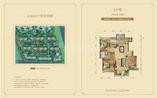 A户型2室2厅2卫幻变 建筑面积128㎡ 实得面积约140㎡