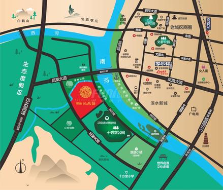 宏远凤凰栖1期区位图