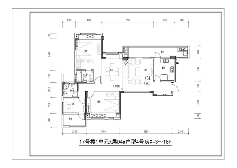 D4a(1单元4号房)