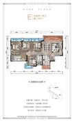 凯颂广场1期4室2厅2卫139.00平户型