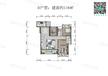 明信云玺府1期3室2厅2卫116.00平户型