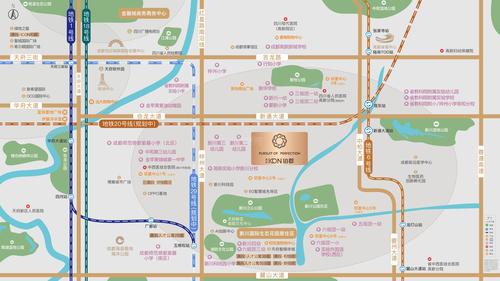 铂郡天禧小区、铂郡天汇小区1期区位图
