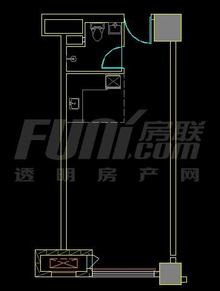 时代豪廷广场50.00平户型