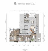 蔚澜之城3期 4室2厅4卫 268.92平米