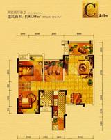 丽都世家B区 3室2厅1卫 86.95平米