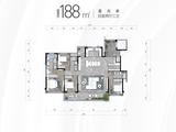 中交凤栖悦府1期 4室2厅3卫 188.00平米