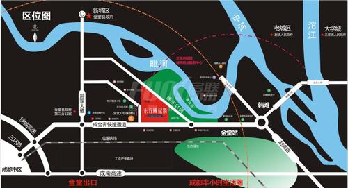 广泽南庭区位图