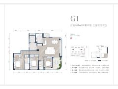 白鹭湾壹号府邸1期3室2厅2卫167.28平户型