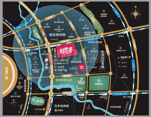 时光荟大厦区位图