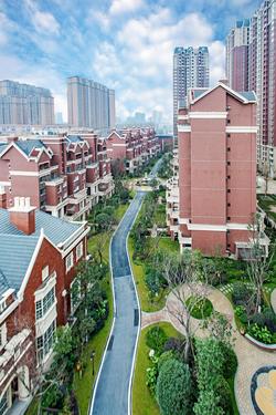 华宇天府花城实景图