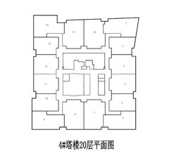 华茂广场2133.47平户型