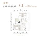 翰林府1期 3室2厅2卫 120.00平米